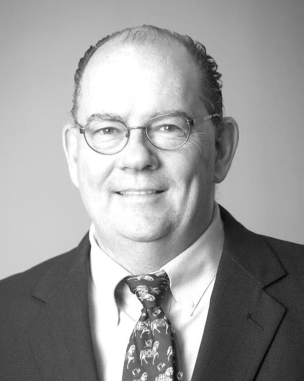 CSB mortgage officer Chip Landquist's black-and-white headshot