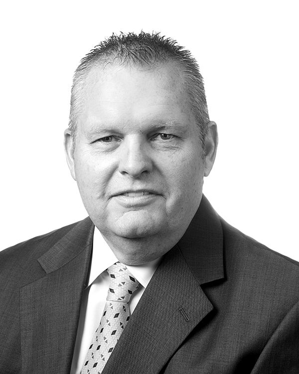 CSB Mortgage Loan Officer Mark Newell's black-and-white headshot