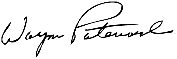 President and CEO Signature
