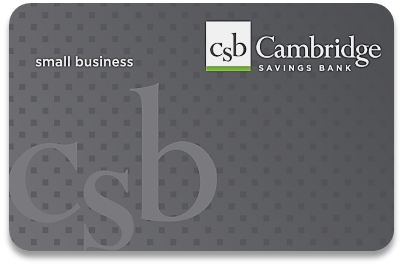 gray Cambridge Savings Bank Mastercard BusinessCard