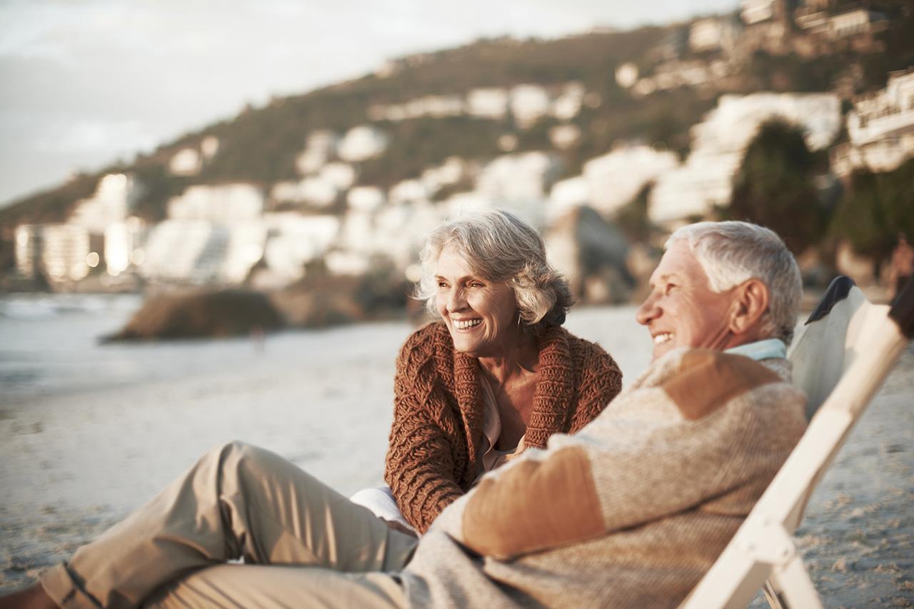 Couple on a beach